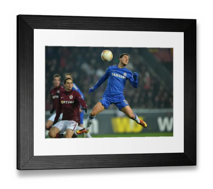 Framed Print : Soccer - UEFA Europa League - Round of 16 - First Leg - Sparta Prague v Chelsea - Generali Arena Framed Print : Soccer - UEFA Europa League - Round of 16 - First Leg - Sparta Prague v Chelsea - Generali Arena