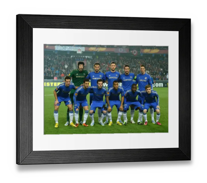 Framed Print : Soccer - UEFA Europa League - Round of 16 - First Leg - Sparta Prague v Chelsea - Generali Arena Framed Print : Soccer - UEFA Europa League - Round of 16 - First Leg - Sparta Prague v Chelsea - Generali Arena