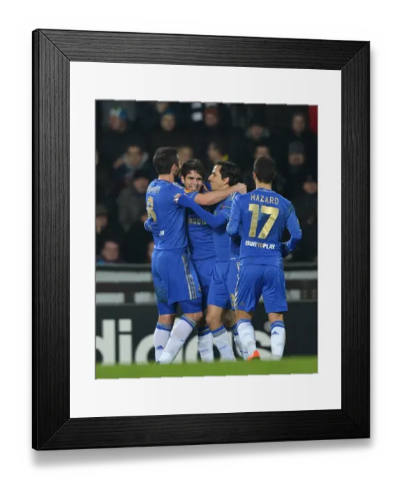 Framed Print : Soccer - UEFA Europa League - Round of 16 - First Leg - Sparta Prague v Chelsea - Generali Arena Framed Print : Soccer - UEFA Europa League - Round of 16 - First Leg - Sparta Prague v Chelsea - Generali Arena