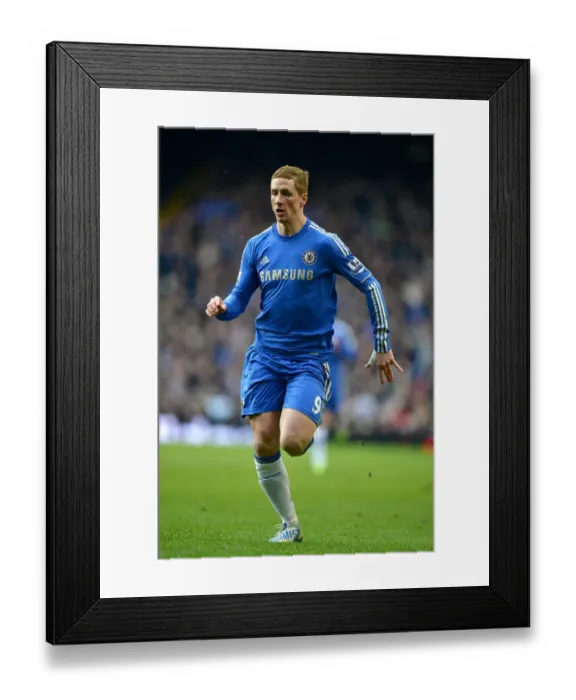 Framed Print : Fernando Torres in Action: Chelsea vs. Wigan Athletic, Barclays Premier League (9th February 2013) Framed Print : Fernando Torres in Action: Chelsea vs. Wigan Athletic, Barclays Premier League (9th February 2013)