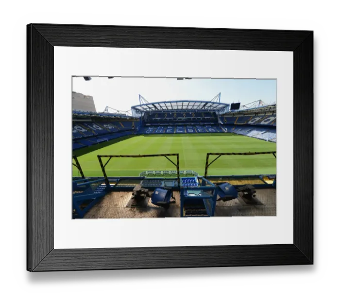 Framed Print : A Sea of Blues: General Views of Packed Stamford Bridge during the Premier League Match on September 5, 2012, London Framed Print : A Sea of Blues: General Views of Packed Stamford Bridge during the Premier League Match on September 5, 2012, London