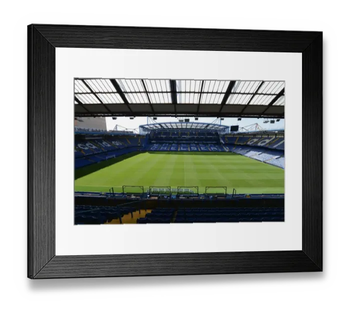 Framed Print : A Sea of Blue: Stamford Bridge in Full Swing on September 5, 2012 (Chelsea Football Club)