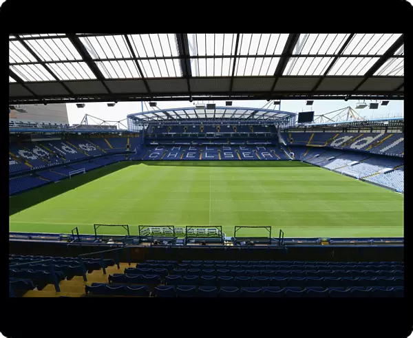 A Sea of Blue: General Views of Chelsea's Stamford Bridge on September 5, 2012 (Stadium and Fans)