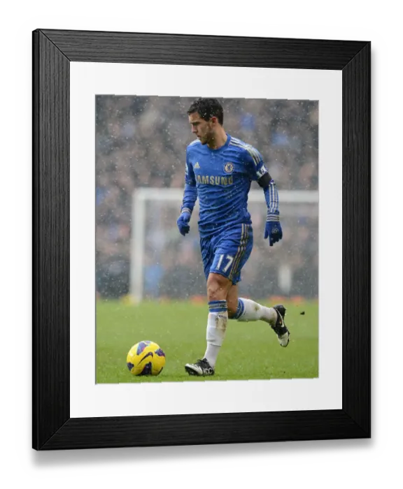 Framed Print : Eden Hazard in Action: Chelsea vs. Arsenal, Premier League Rivalry at Stamford Bridge (January 20, 2013) Framed Print : Eden Hazard in Action: Chelsea vs. Arsenal, Premier League Rivalry at Stamford Bridge (January 20, 2013)