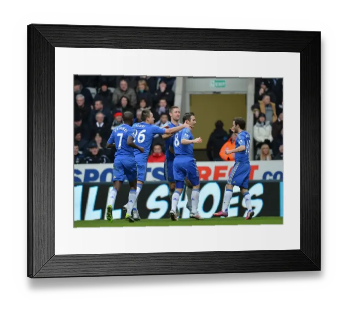 Framed Print : Frank Lampard's Striking Debut Goal: Chelsea's First at Newcastle United (February 2, 2013) Framed Print : Frank Lampard's Striking Debut Goal: Chelsea's First at Newcastle United (February 2, 2013)
