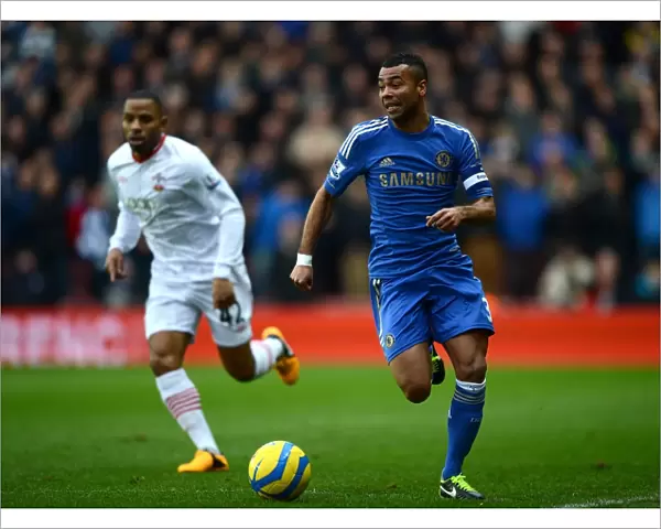 Ashley Cole in Action: FA Cup Third Round Showdown - Southampton vs. Chelsea (5th January 2013)
