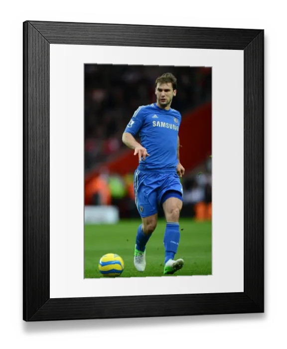 Framed Print : Branislav Ivanovic Leads Chelsea in FA Cup Battle Against Southampton (5th January 2013) Framed Print : Branislav Ivanovic Leads Chelsea in FA Cup Battle Against Southampton (5th January 2013)