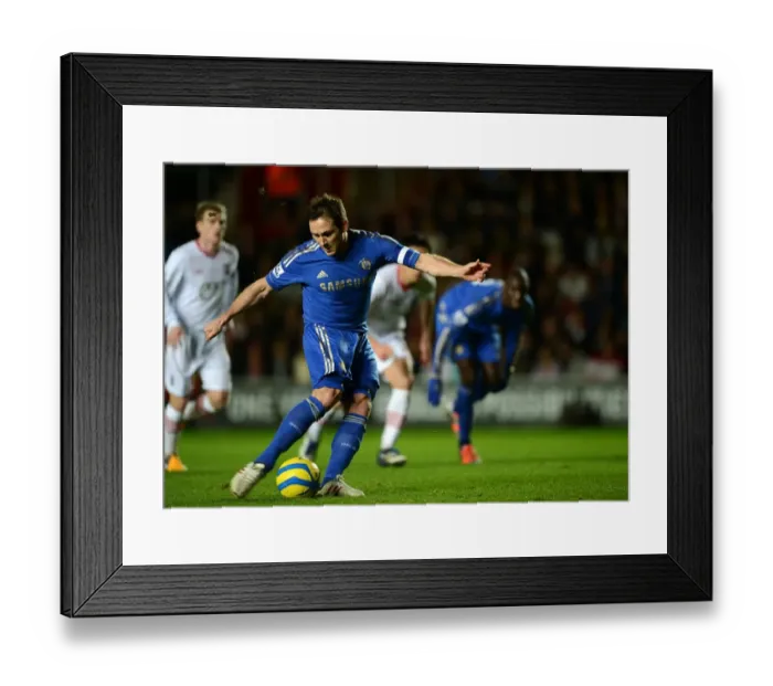 Framed Print : Frank Lampard's Fifth Goal: Chelsea's Dominance Over Southampton in FA Cup (5th January 2013) Framed Print : Frank Lampard's Fifth Goal: Chelsea's Dominance Over Southampton in FA Cup (5th January 2013)
