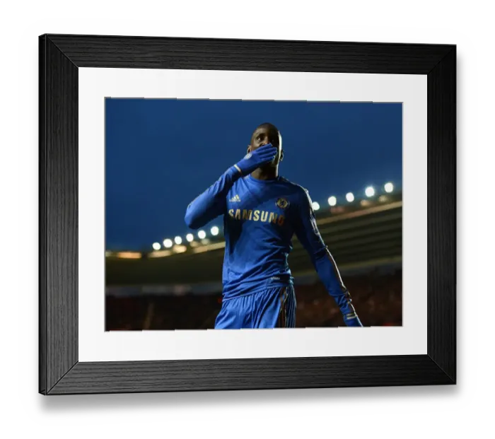Framed Print : Demba Ba's Four-Goal Onslaught: Chelsea's FA Cup Victory Over Southampton (5th January 2013) Framed Print : Demba Ba's Four-Goal Onslaught: Chelsea's FA Cup Victory Over Southampton (5th January 2013)