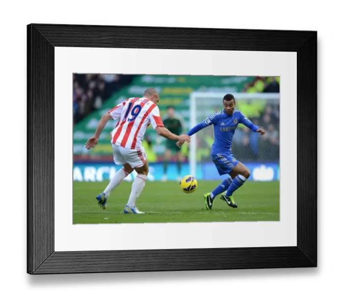 Framed Print : Clash at Britannia: Walters vs. Cole - A Premier League Showdown (January 12, 2013)
