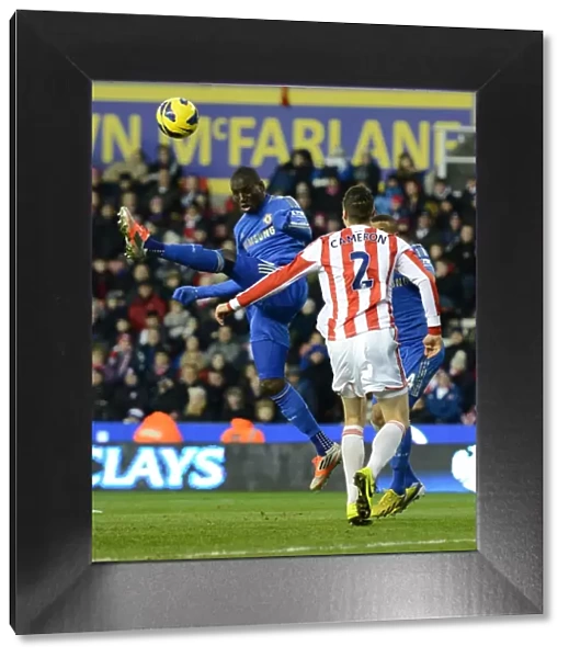 Demba Ba in Action: Chelsea vs. Stoke City, Premier League Showdown (January 12, 2013)