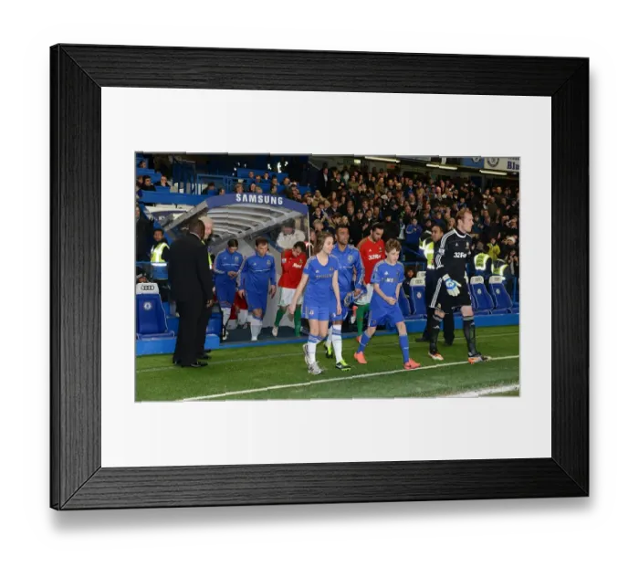Framed Print : Chelsea vs Swansea City: Capital One Cup Semi-Final Showdown at Stamford Bridge (9th January 2013)