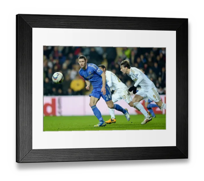 Framed Print : Miguel Michu and Jonathan de Guzman vs. Gary Cahill: A Tactical Battle in the Swansea City vs. Chelsea Capital One Cup Semi-Final Framed Print : Miguel Michu and Jonathan de Guzman vs. Gary Cahill: A Tactical Battle in the Swansea City vs. Chelsea Capital One Cup Semi-Final