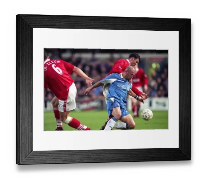 Framed Print : Soccer - January 31st 1998, Stamford Bridge, London - Chelsea v Barnsley, FA Carling Premiership Framed Print : Soccer - January 31st 1998, Stamford Bridge, London - Chelsea v Barnsley, FA Carling Premiership