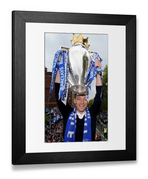 Framed Print : Chelsea FC: John Terry's Triumphant Victory Parade with the Premier League Trophy, London, 2010 Framed Print : Chelsea FC: John Terry's Triumphant Victory Parade with the Premier League Trophy, London, 2010