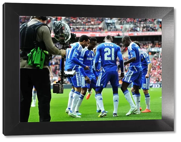 Celebrating Ramires Goal: Chelsea's FA Cup Victory over Liverpool (2012)