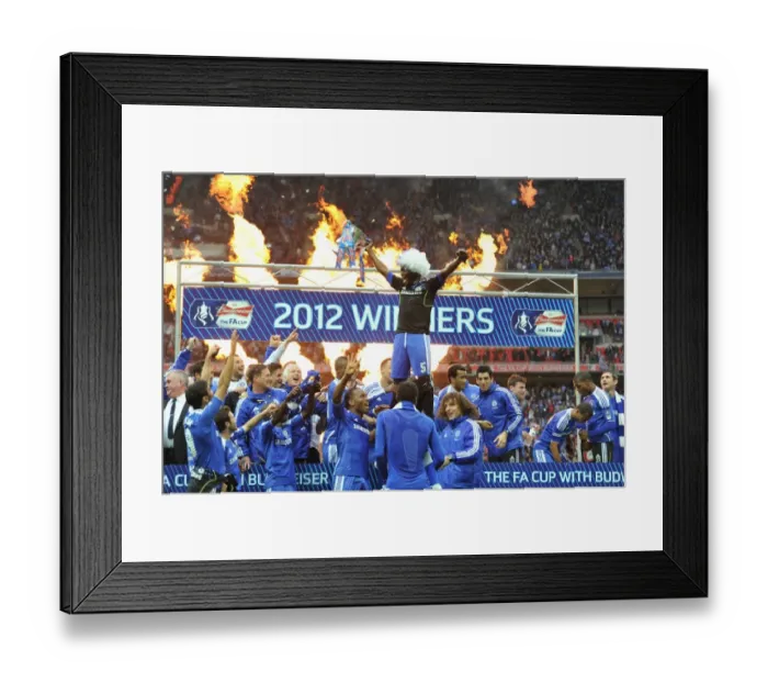 Framed Print : Showdown at Wembley: Liverpool vs. Chelsea (2012) - FA Cup Final