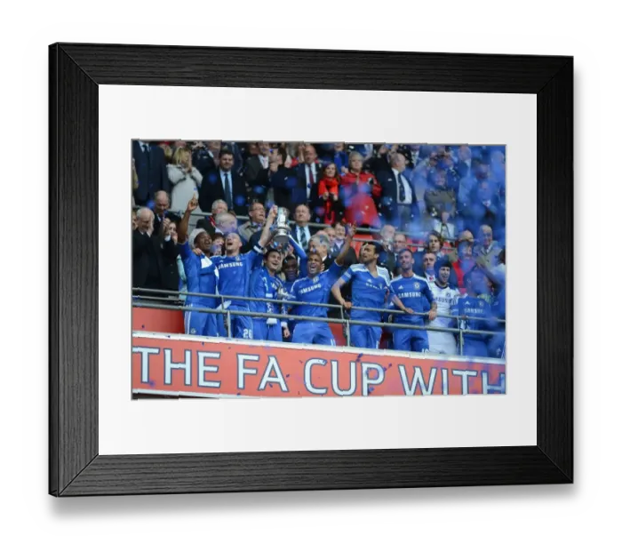 Framed Print : FA Cup Final Battle: Liverpool vs. Chelsea (2012) - Wembley Showdown