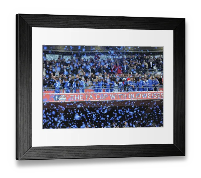 Framed Print : FA Cup Final Clash: Liverpool vs. Chelsea (2012) - Battle at Wembley Stadium