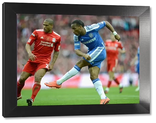 Didier Drogba Scores the Decisive Goal: Chelsea's FA Cup Victory over Liverpool (2012)