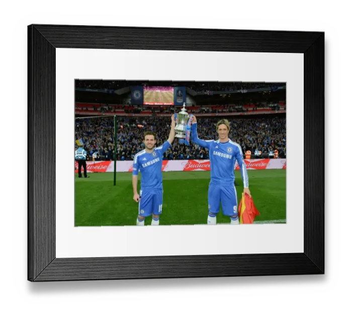 Framed Print : FA Cup Final Showdown: Liverpool vs. Chelsea at Wembley Stadium (2012)
