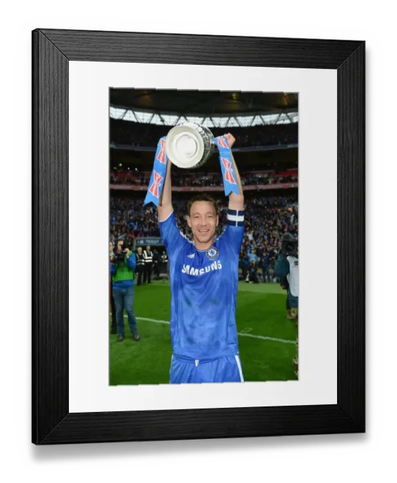 Framed Print : John Terry at the FA Cup Final: A Battle of Blues - Liverpool vs. Chelsea, May 2012 Framed Print : John Terry at the FA Cup Final: A Battle of Blues - Liverpool vs. Chelsea, May 2012