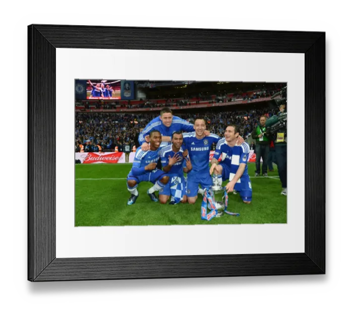 Framed Print : Showdown at Wembley: FA Cup Final - Liverpool vs. Chelsea (2012)