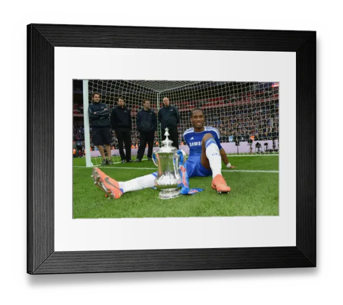 Framed Print : FA Cup Final Showdown: Liverpool vs. Chelsea (2012) - A Battle at Wembley