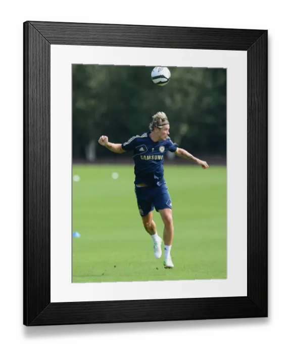 Framed Print : Soccer - Chelsea Training Session - Chelsea Training Ground