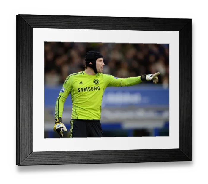 Framed Print : Petr Cech, Chelsea goalkeeper