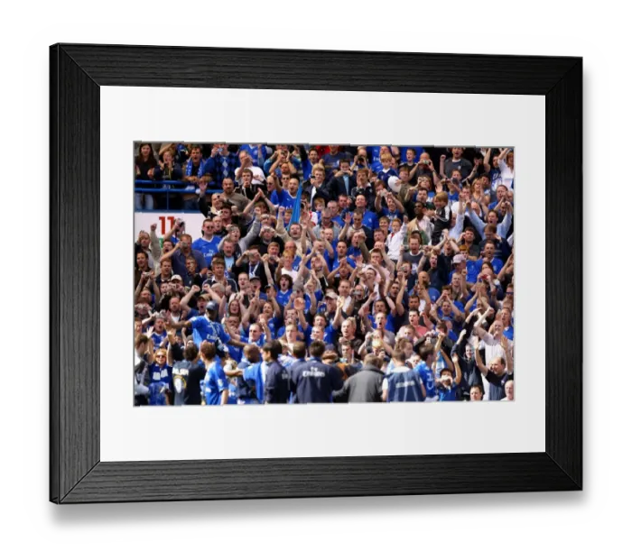 Framed Print : Chelsea Football Club: Premier League Champions 2004-2005 - Triumphant Parade with the FA Barclays Premiership Trophy at Stamford Bridge Framed Print : Chelsea Football Club: Premier League Champions 2004-2005 - Triumphant Parade with the FA Barclays Premiership Trophy at Stamford Bridge