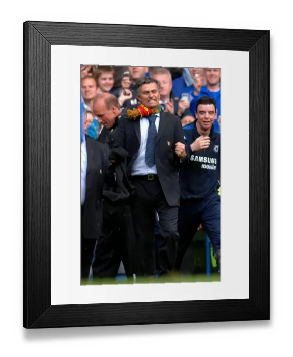 Framed Print : Jose Mourinho's Double Victory: Chelsea FC Wins Premier League Title (2005-2006) vs Manchester United, Stamford Bridge Framed Print : Jose Mourinho's Double Victory: Chelsea FC Wins Premier League Title (2005-2006) vs Manchester United, Stamford Bridge