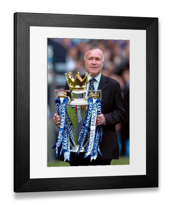 Framed Print : Former Chelsea Legend Ron Harris Presents the Premier League Trophy at Stamford Bridge: Chelsea's Glorious 2005-2006 Victory over Manchester United Framed Print : Former Chelsea Legend Ron Harris Presents the Premier League Trophy at Stamford Bridge: Chelsea's Glorious 2005-2006 Victory over Manchester United