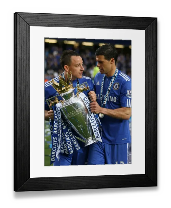 Framed Print : Chelsea Football Club: John Terry and Michael Ballack Celebrate Premier League Victory (2009-2010) - Premier League Champions Framed Print : Chelsea Football Club: John Terry and Michael Ballack Celebrate Premier League Victory (2009-2010) - Premier League Champions