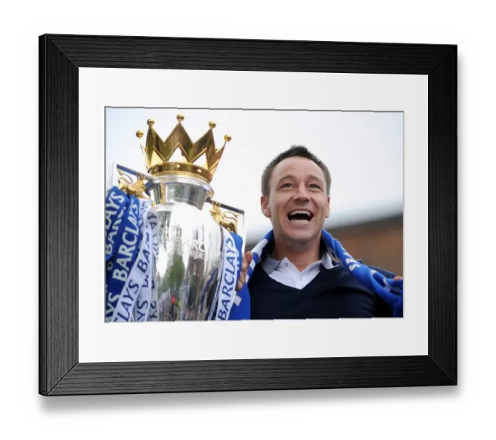 Framed Print : Soccer - Chelsea Victory Parade - Eel Brook Common Framed Print : Soccer - Chelsea Victory Parade - Eel Brook Common