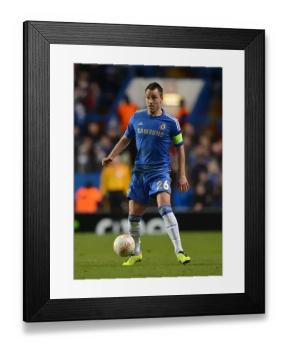 Framed Print : John Terry: Chelsea Captain Leads Team to Europa League Victory over Sparta Prague at Stamford Bridge (2013) Framed Print : John Terry: Chelsea Captain Leads Team to Europa League Victory over Sparta Prague at Stamford Bridge (2013)