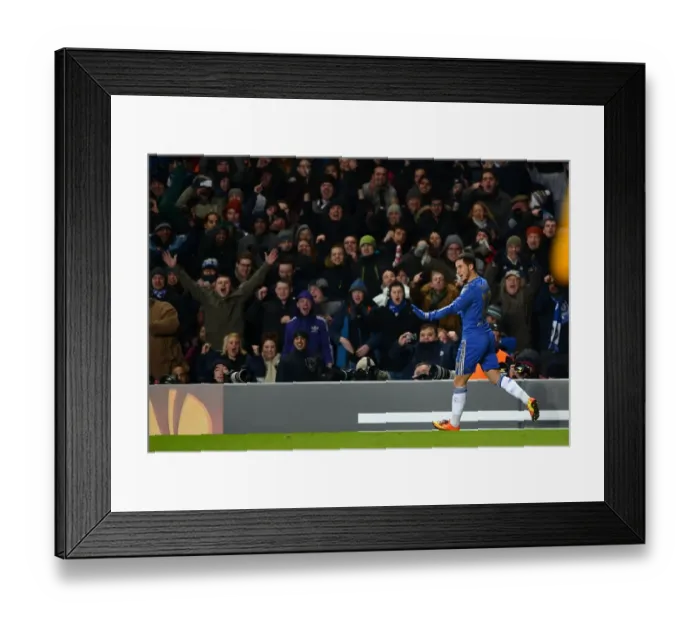 Framed Print : Eden Hazard's Thrilling Goal: Chelsea Claims Europa League Victory Over Sparta Prague (February 2013) Framed Print : Eden Hazard's Thrilling Goal: Chelsea Claims Europa League Victory Over Sparta Prague (February 2013)