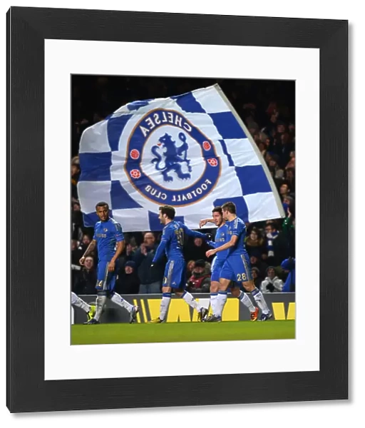 Chelsea's Eden Hazard Scores First Goal in Europa League Round of 16 Second Leg Against Sparta Prague at Stamford Bridge