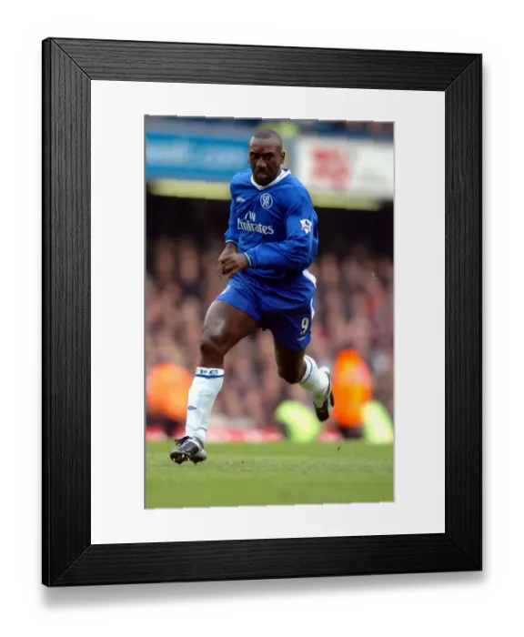 Framed Print : Jimmy Floyd Hasselbaink's Unforgettable Goal: Chelsea vs. Arsenal - A Premier League Masterclass Framed Print : Jimmy Floyd Hasselbaink's Unforgettable Goal: Chelsea vs. Arsenal - A Premier League Masterclass