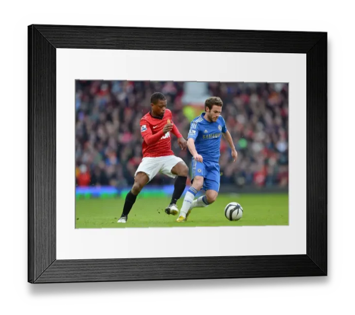 Framed Print : Evra vs. Mata's Intense Battle: Manchester United vs. Chelsea FA Cup Quarterfinal (March 10, 2013) Framed Print : Evra vs. Mata's Intense Battle: Manchester United vs. Chelsea FA Cup Quarterfinal (March 10, 2013)
