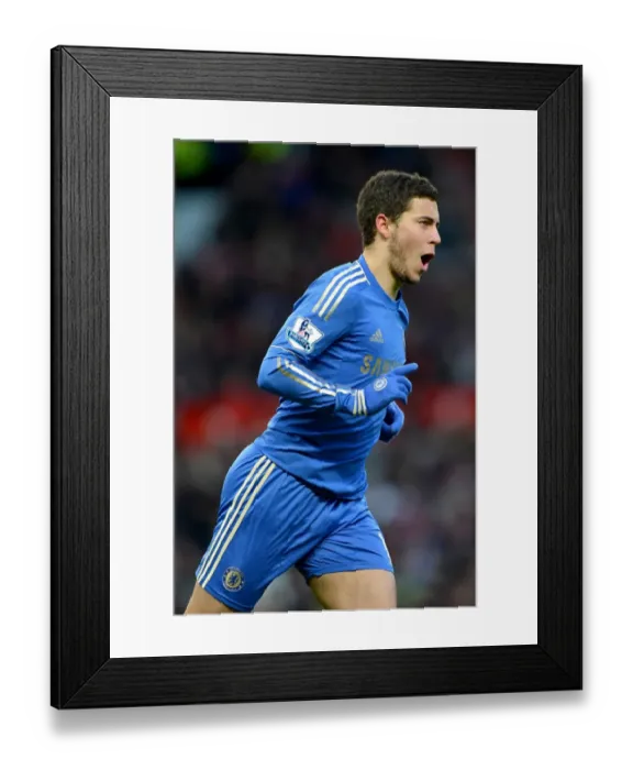 Framed Print : Eden Hazard's Thrilling FA Cup Quarterfinal Goal: Chelsea Stuns Manchester United at Old Trafford (March 10, 2013) Framed Print : Eden Hazard's Thrilling FA Cup Quarterfinal Goal: Chelsea Stuns Manchester United at Old Trafford (March 10, 2013)