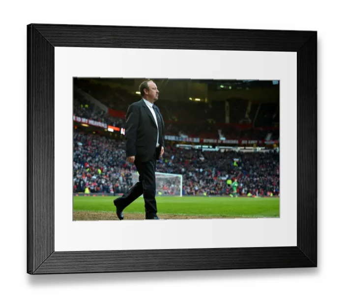 Framed Print : Benitez at Old Trafford: Chelsea vs. Manchester United in the FA Cup Quarterfinals Framed Print : Benitez at Old Trafford: Chelsea vs. Manchester United in the FA Cup Quarterfinals