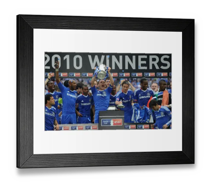 Framed Print : Chelsea's FA Cup Victory: John Terry Celebrates with Team at Wembley Stadium (May 2010) Framed Print : Chelsea's FA Cup Victory: John Terry Celebrates with Team at Wembley Stadium (May 2010)
