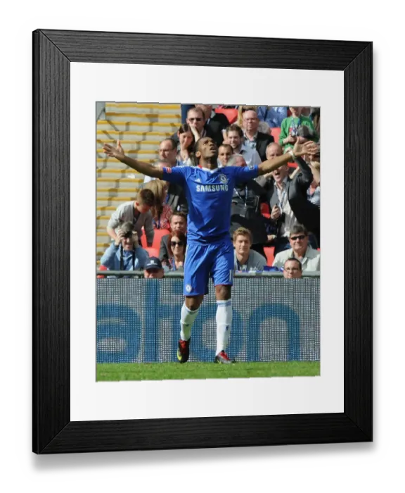 Framed Print : Didier Drogba's Epic Free-Kick: Chelsea's FA Cup Winning Goal vs. Portsmouth (2010) Framed Print : Didier Drogba's Epic Free-Kick: Chelsea's FA Cup Winning Goal vs. Portsmouth (2010)