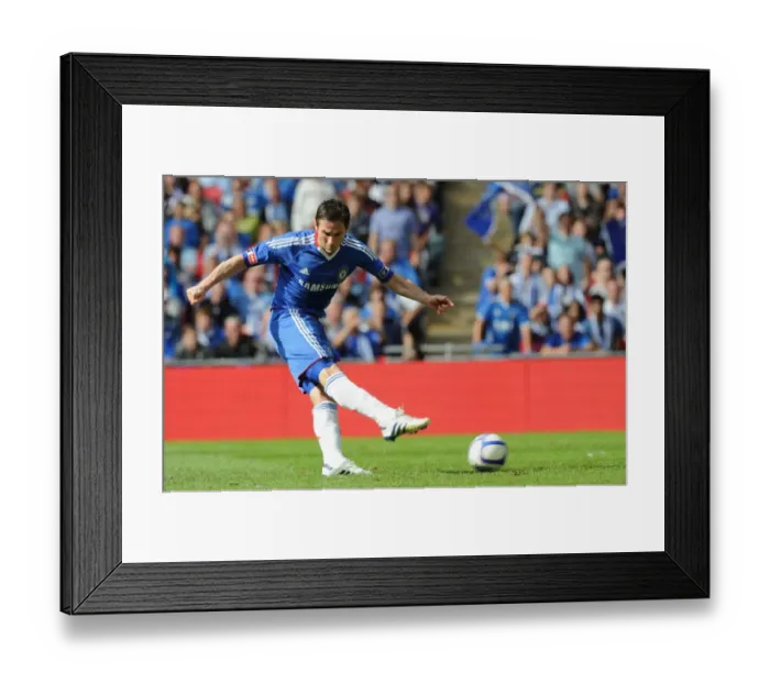 Framed Print : Frank Lampard's Missed FA Cup Penalty: Chelsea vs. Portsmouth, Wembley Stadium, 2010 Framed Print : Frank Lampard's Missed FA Cup Penalty: Chelsea vs. Portsmouth, Wembley Stadium, 2010