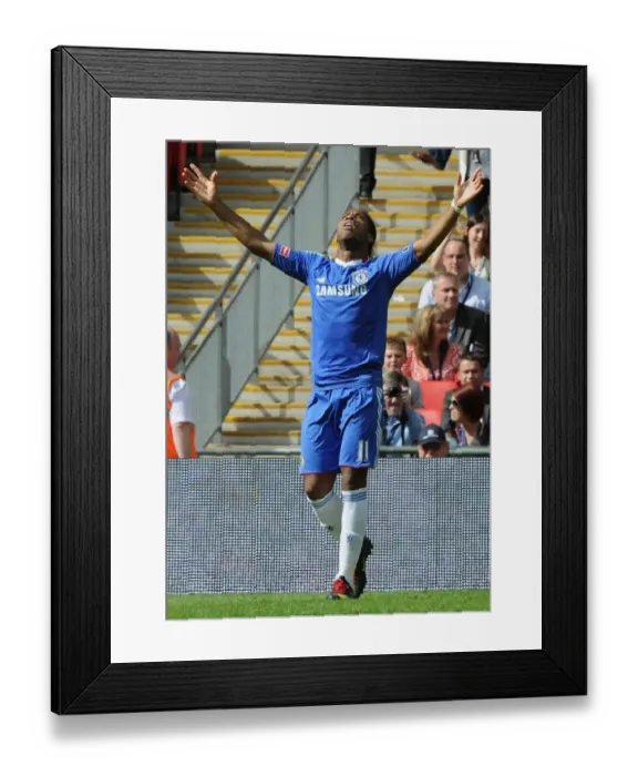 Framed Print : Didier Drogba's Epic Free-Kick Goal: Chelsea's FA Cup Victory vs. Portsmouth (2010) Framed Print : Didier Drogba's Epic Free-Kick Goal: Chelsea's FA Cup Victory vs. Portsmouth (2010)