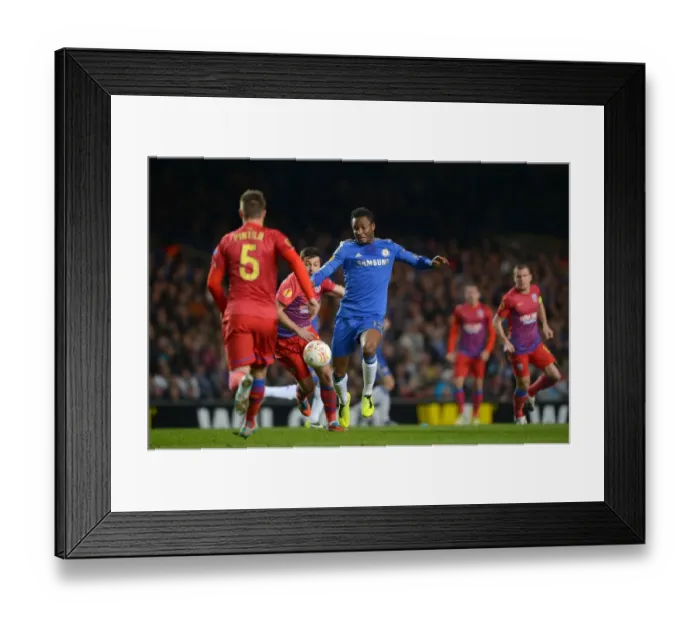 Framed Print : Soccer - UEFA Europa League - Round of 16 - Second Leg - Chelsea v Steaua Bucharest - Stamford Bridge Framed Print : Soccer - UEFA Europa League - Round of 16 - Second Leg - Chelsea v Steaua Bucharest - Stamford Bridge