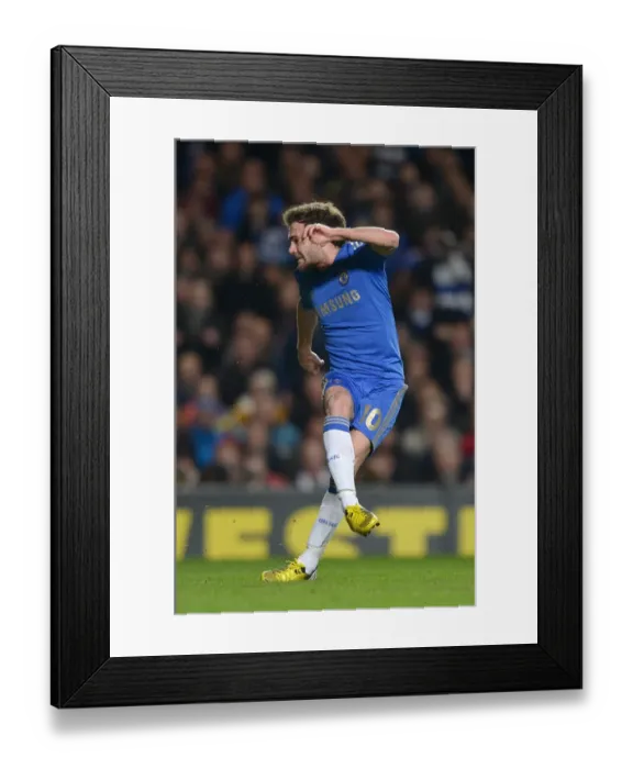 Framed Print : Juan Mata Scores First Goal: Chelsea's Victory in Europa League Clash vs. Steaua Bucharest (14th March 2013) Framed Print : Juan Mata Scores First Goal: Chelsea's Victory in Europa League Clash vs. Steaua Bucharest (14th March 2013)