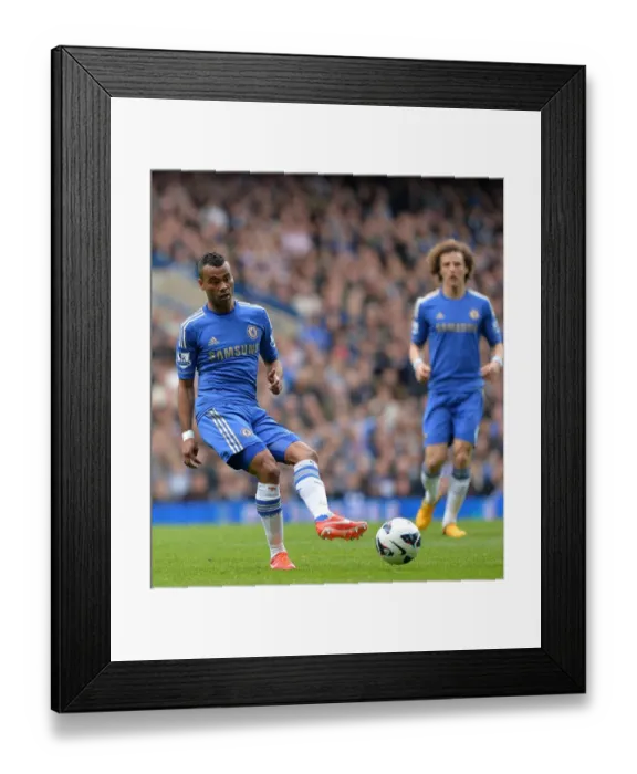 Framed Print : Chelsea's Ashley Cole in Action: Chelsea vs Swansea City, Barclays Premier League (April 28, 2013)