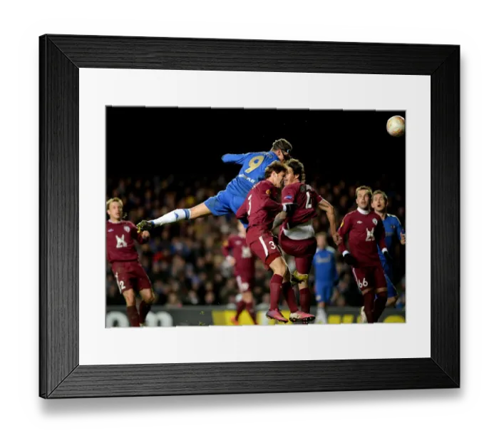 Framed Print : Fernando Torres Scores Chelsea's Third Goal Against Rubin Kazan in EU Europa League Quarterfinal (April 4, 2013) Framed Print : Fernando Torres Scores Chelsea's Third Goal Against Rubin Kazan in EU Europa League Quarterfinal (April 4, 2013)